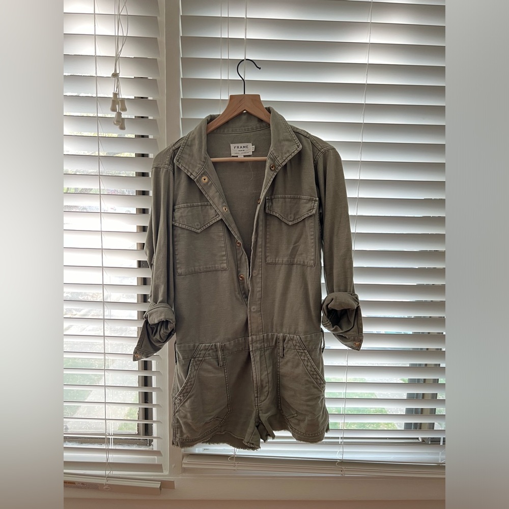 Frame Army Green Romper